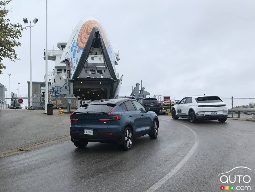 On Georgian Bay, we embark on the Chi-Cheemaun ferry
